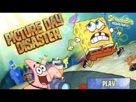 spongebob picture day disaster game.